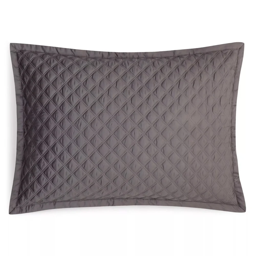 NIB [ 1 Standard ]‎ Double Diamond Quilted Pillow Sham for Hudson Park